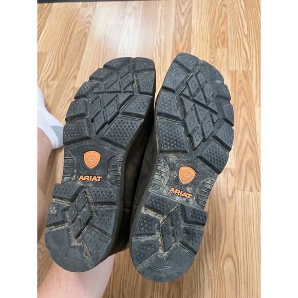 Ariat Men's 9 Groundbreaker H2O Soft Toe EH WP Square Toe Work Boot 10024984 - Picture 2 of 11